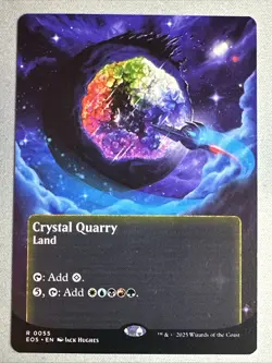 MTG / Crystal Quarry / EOS / #55 / Regular (Borderless) / Rare / NM - Image 1