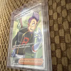 Destined Rivals Team Rocket’s Petrel Ultra Rare Full Art Holographic Trainer NM - Image 3