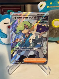 Pokemon TCG Ciphermaniac's Codebreaking 198/162 SV05: Temporal Forces Holo NM - Image 1