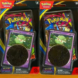 Pokemon Tcg: Phantasmal Flames Single Pack Blister Cottonee 2x Lot - Image 2