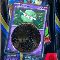 Pokemon Tcg: Phantasmal Flames Single Pack Blister Cottonee 2x Lot - Image 3