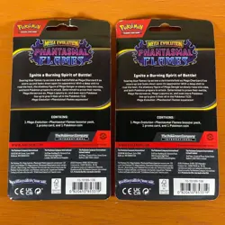 Pokemon Tcg: Phantasmal Flames Single Pack Blister Cottonee 2x Lot - Image 5