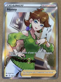 Honey Pokemon Chilling Reign 192/198 Ultra Rare Full Art Holo - Image 1