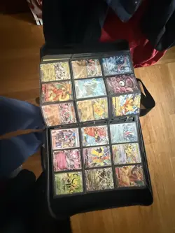 POKEMON CARD BINDER MIXED LOT EX VINTAGE SHADOWLESS POKEMON CARDS - Image 3