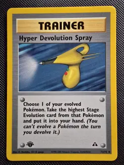 Hyper Devolution Spray 73/75 1st edition Neo Discovery WOTC Pokemon Card VLP - Image 1