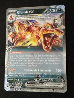 Pokemon Glurak EX Jumbo Promo deutsch XXL Oversize Wackelbild SVP 196 - Image 1