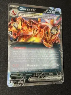 Pokemon Glurak EX Jumbo Promo deutsch XXL Oversize Wackelbild SVP 196 - Image 2