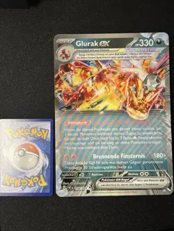 Pokemon Glurak EX Jumbo Promo deutsch XXL Oversize Wackelbild SVP 196 - Image 3