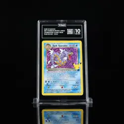 2021 POKEMON CELEBRATIONS CLASSIC COLLECTION #8/82 DARK GYARADOS HOLO TAG 10 - Image 1