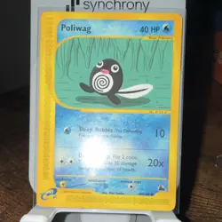 Pokemon Poliwag 87/100 EX Sandstorm Basic Pokemon Card English 2003 Regular - Image 1