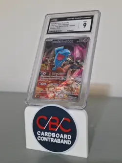 Pokemon CGC 9 Team Rocket’s Wobbuffet AR 2025 103/098 SV10 Japanese - Image 1