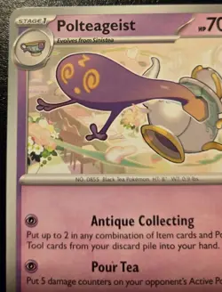 Polteageist 098/197 Uncommon Scarlet & Violet: Obsidian Flames Pokemon TCG - Image 2