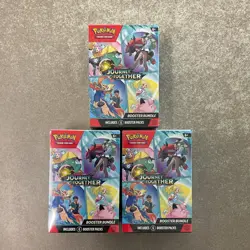 3 boxes Pokemon Scarlet & Violet Journey Together Booster Bundle - Image 1