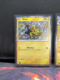 Shinx & Luxio & Luxray Shiny Holo Rare Paldean Fates NM Pokemon Baby 135 136 137 - Image 3