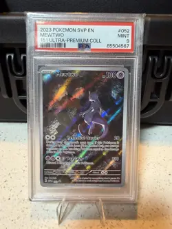 PSA 9 Mewtwo Black Star Promo #52 Pokemon 151 ENGLISH 2023 Scarlet & Violet - Image 1