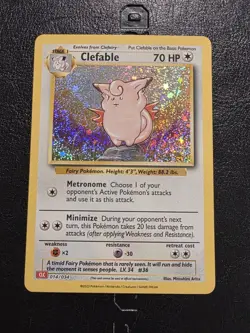 Pokemon TCG Clefable CLC 014/034 Classic Collection Holo NM - Image 1