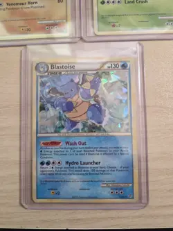 Pokemon Heart Gold Soul Silver Cracked Holo Lot Blastoise Nidoking & Torterra - Image 4