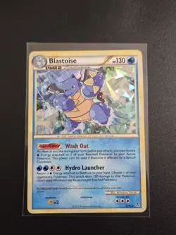 Pokemon Heart Gold Soul Silver Cracked Holo Lot Blastoise Nidoking & Torterra - Image 5