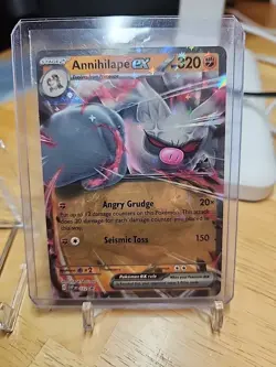 POKEMON ANNIHILAPE SVPEN 032 SCARLET & VIOLET BLACK STAR PROMO COSMO HOLO MINT - Image 1