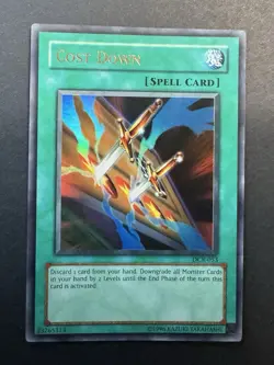 Yu-Gi-Oh! TCG Cost Down Dark Crisis DCR-053 Unlimited Ultra Rare LP - Image 1