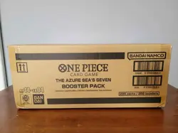 One Piece TCG OP-14 The Azure Sea's Seven Booster Box Case FACTORY SEALED - Image 1