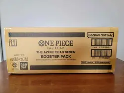 One Piece TCG OP-14 The Azure Sea's Seven Booster Box Case FACTORY SEALED - Image 3