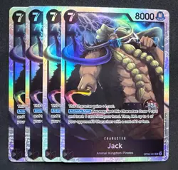 One Piece Jack OP08-084 SR Foil Playset (x4) Two Legends NM - Image 1
