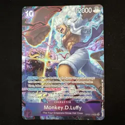 One Piece TCG Monkey.D.Luffy English Edition OP05-119 2nd Anniversary - Image 1