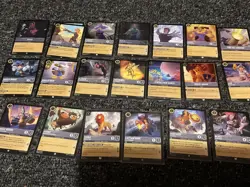 Various Disney Lorcana Trading Cards some duplicate X135 - Image 2