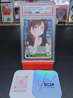 PSA 10 (Pop 2) 2022 FANTASY DATE CHIZURU WEISS SCHWARZ Rent A Girlfriend #E022 - Image 4
