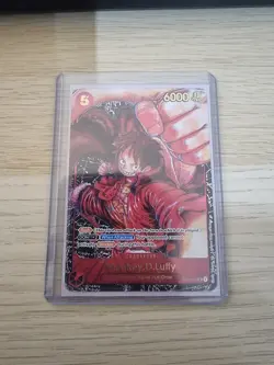 One Piece TCG Card Monkey D.Luffy ST01-012 OP05 1st Anniversary English - Image 1