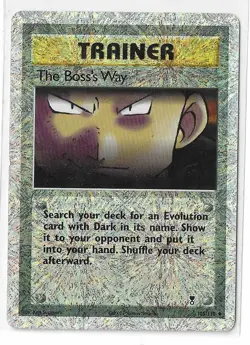 The Boss's Way 105/110 Legendary Collection Reverse Holo Rare Pokemon Card MP - Image 1