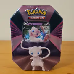 Pokemon V Forces Tin Mew V Promo Card & Booster Packs (Factory Sealed) Deck 2021 - Image 1