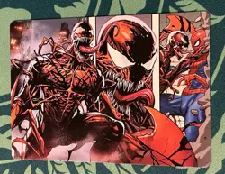 Carnage, Crimson Chaos Art Series Card Marvel’s Spider Man ASSPM MTG Magic - Image 1