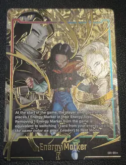 Android 17 Energy Marker Gold E01-09* Dragon Ball Super Card Game Fusion World - Image 1