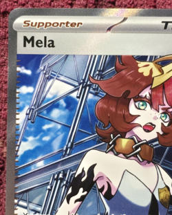 Pokemon TCG Mela Trainer Card Paradox Rift Full Art Ultra Rare 236/182 MINT - Image 2