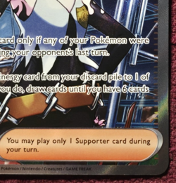 Pokemon TCG Mela Trainer Card Paradox Rift Full Art Ultra Rare 236/182 MINT - Image 4