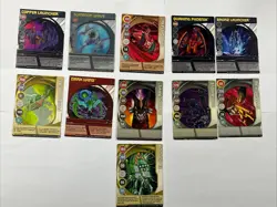 Bakugan Battle Brawlers Metal/Non Metal Slightly Used/ Played 11 Card Lot NM/M - Image 1