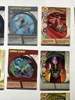Bakugan Battle Brawlers Metal/Non Metal Slightly Used/ Played 11 Card Lot NM/M - Image 3
