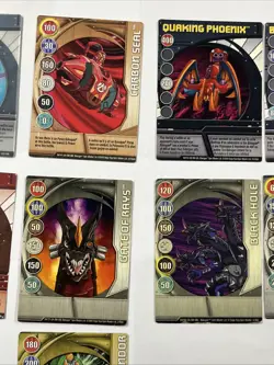 Bakugan Battle Brawlers Metal/Non Metal Slightly Used/ Played 11 Card Lot NM/M - Image 4