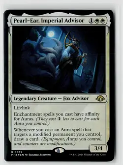 MTG Modern Horizons 3 Pearl-Ear, Imperial Advisor Foil x1 NM Rare - Image 1