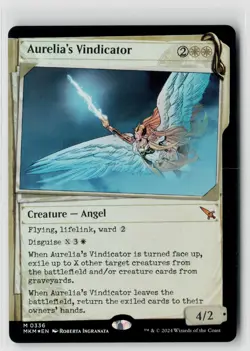 MTG MKM Karlov Manor Aurelia's Vindicator Foil x1 NM Mythic - Image 1