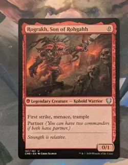 MTG Commander Legends Uncommon ROGRAKH SON OF ROHGAHH NM - Image 1
