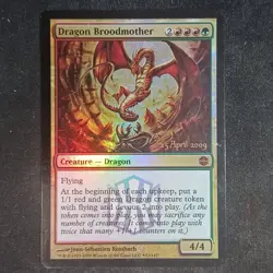 Dragon Broodmother - Prerelease Foil - Alara Reborn (Magic/MTG) - Image 1