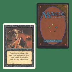 Demonic Tutor MTG 1994 Revised Edition Rare Magic The Gathering LP - Image 3