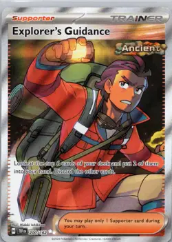 Pokemon TCG Explorer's Guidance 200 Temporal Forces Holofoil NM - Image 1