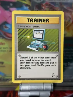Computer Search - 101/130 - Pokemon Base Set 2 Rare Card WOTC NM - Image 1