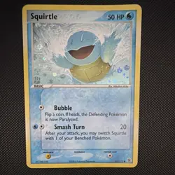 Pokemon Squirtle 83/112 EX FireRed & LeafGreen 2004 Reverse Holo TCG English - Image 1