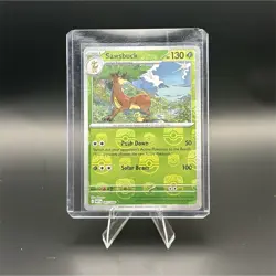 Pokemon Sawsbuck Master Ball Pattern 007/086 Sv: White Flare Holo - Image 1