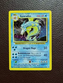 Pokemon TCG MP Gyarados 6/102 Holo WOTC: Base Set - Image 1